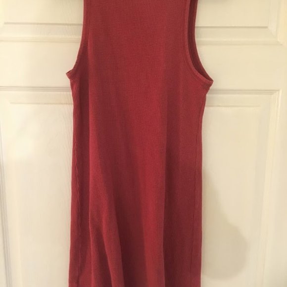 AE Waffle Scoop Neck Bodycon Mini Dress - Picture 3 of 5